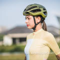 Kontrastová farba na bicykli s krátkym rukávom pre ženy